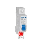 کلید مینیاتوری 6 آمپر تک پل چینت سری eB 4.5 کیلوآمپر مدل EB 1P C 6A CHNT