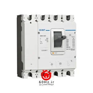 کلید اتوماتیک قابل تنظیم 800 آمپر 3 پل چینت رله الکترونیکی مدل NM8N-800S/3P EN 800A CHNT