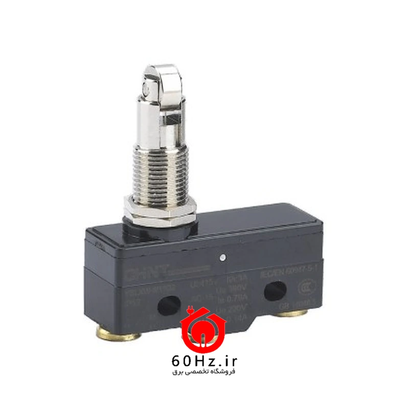 میکروسوئیچ ساده قرقرهای دسته بلند چینت مدل YBLXW-5/11G1 1 میکروسوئیچ ساده قرقرهای دسته بلند چینت مدل YBLXW-5/11G1 CHNT