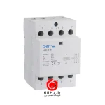 کنتاکتور بی صدا (ماژولار) 63 آمپر دو پل چینت مدل NCH8-2P/63A 2NO CHNT