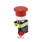 شستی استپ اضطراری قارچی قفل‌شو چینت سری NP2 مدل NP2-BS 542 CHNT