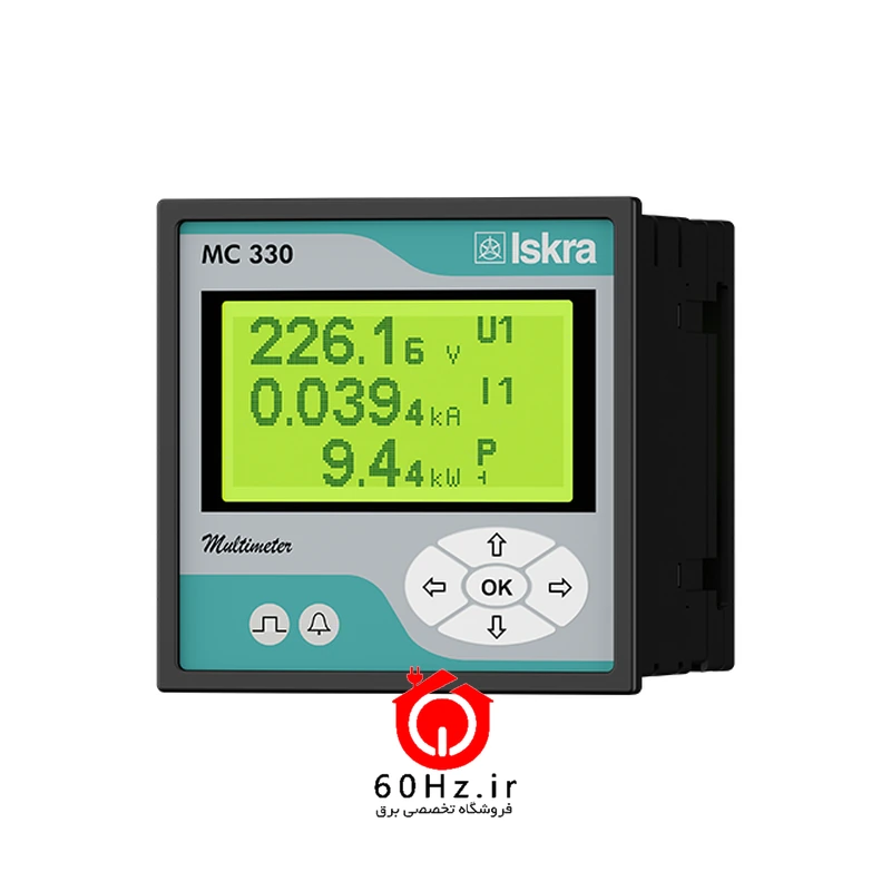 مولتیمتر تابلویی (پاورمتر) ایسکرا مدل MC330 1 مولتیمتر تابلویی (پاورمتر) ایسکرا مدل MC330 ISKRA