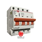 فیوز مینیاتوری چهار پل 50 آمپر ال اس منحنی C مدل BKJ-LA 4P C50A ال اس LS