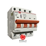فیوز مینیاتوری چهار پل 6 آمپر ال اس منحنی C مدل BKJ-LA 4P C6A ال اس LS