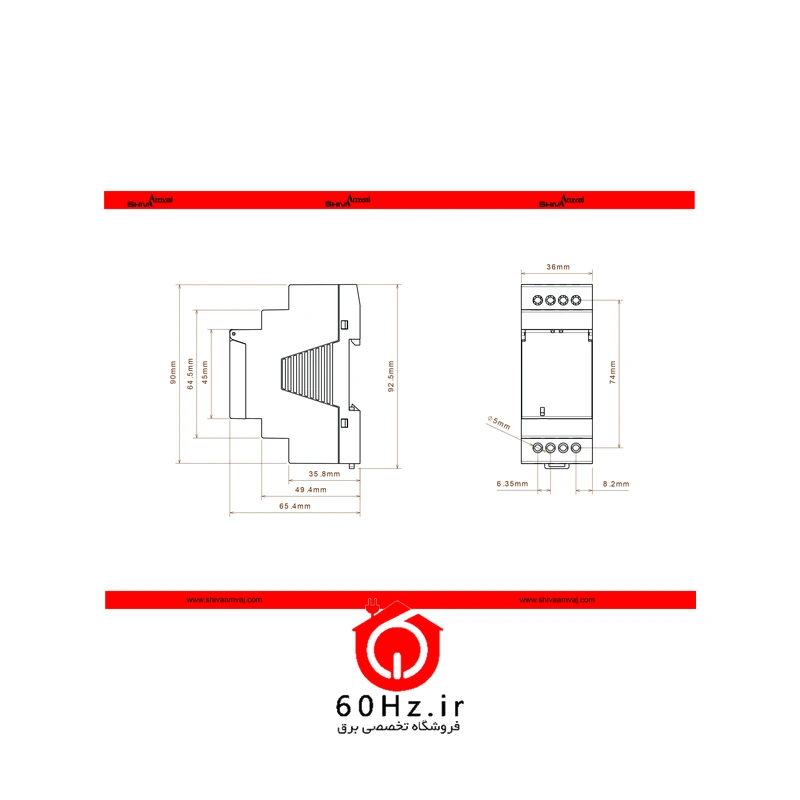 سوپر کنترل فاز دیجیتال شیوا امواج مدل DMJN-1R 2 سوپر کنترل فاز دیجیتال شیوا امواج مدل DMJN-1R - تصویر 2