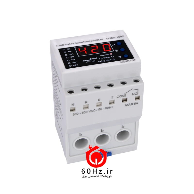 کنترل فاز و بار شیوا امواج 1 تا 60 آمپر مدل LPF-60A 1 کنترل فاز و بار شیوا امواج 1 تا 60 آمپر مدل LPF-60A